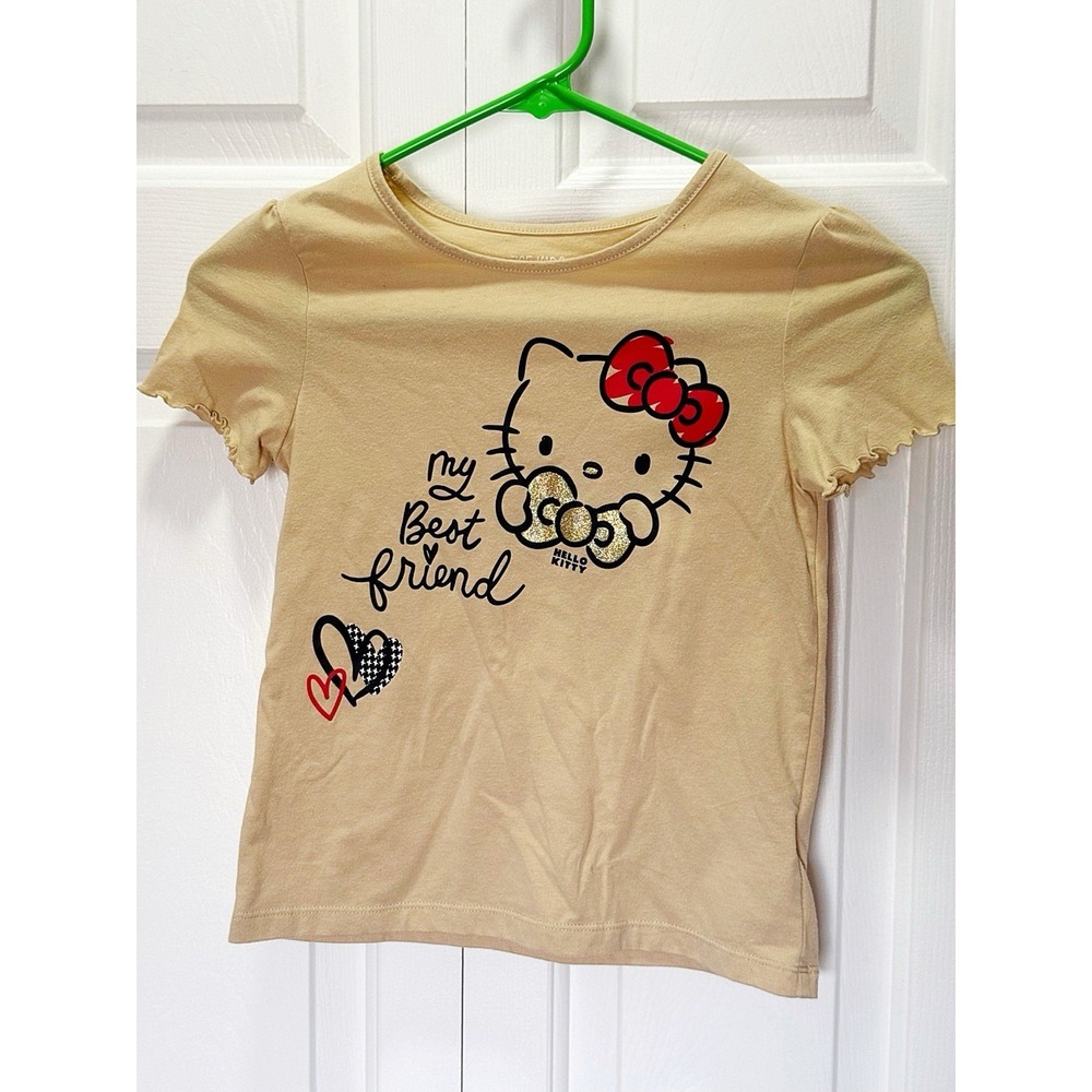 Hello Kitty 365 By Granimals Youth Size 8 Tan Colored T-shirt